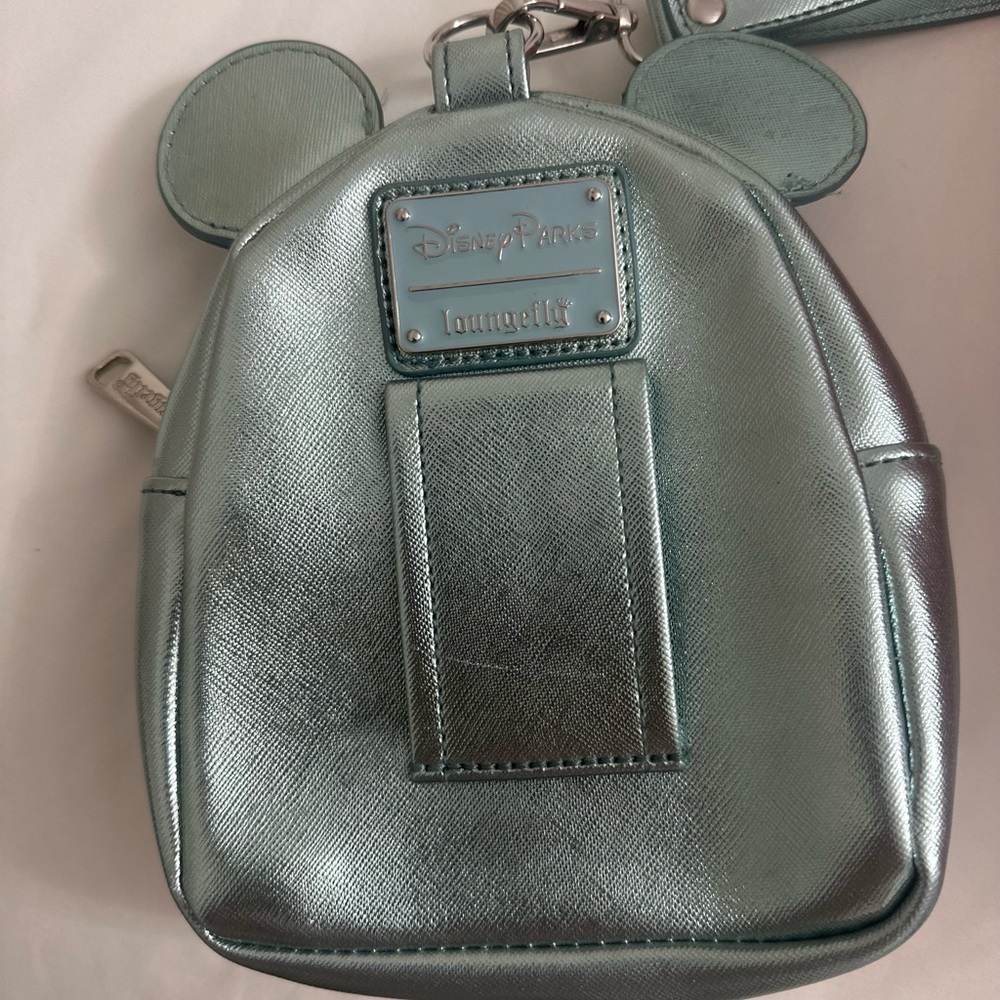 Sequin Bow Mini Backpack - Mint Green - image 5